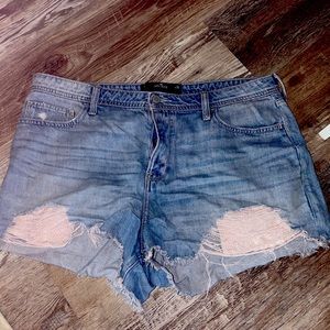 Hollister jean shorts